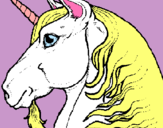 Dibuix Cap d'unicorn pintat per ingrid