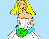 Dibuix Núvia pintat per cristina