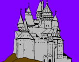 Dibuix Castell medieval pintat per ikk