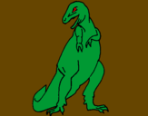 Dibuix Tiranosaurios rex  pintat per oriol vich