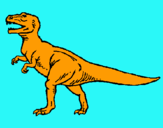 Dibuix Tiranosaurus Rex pintat per eric