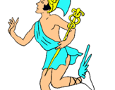 Dibuix Hermes pintat per uilljkopñ