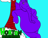 Dibuix Horton pintat per wixo wixo