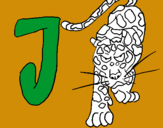 Dibuix Jaguar pintat per joan