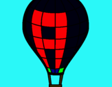 Dibuix Globus aerostàtic pintat per Rodrigo