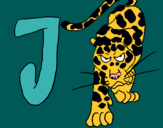 Dibuix Jaguar pintat per aaa