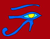 Dibuix Ull Horus pintat per 192837465