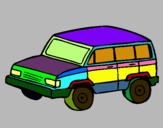Dibuix Cotxe 4x4 pintat per ENRIC