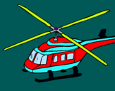 Dibuix Helicòpter  pintat per phineas  y  ferb