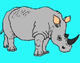 Dibuix Rinoceront pintat per caio henrique
