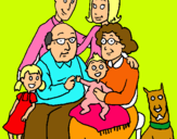 Dibuix Família pintat per morgana