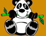 Dibuix Ós Panda pintat per panda