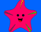 Dibuix Estrella de mar pintat per jaume rexach