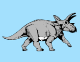 Dibuix Triceratops pintat per ARNAU.L.O