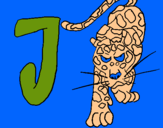 Dibuix Jaguar pintat per judith