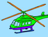 Dibuix Helicòpter  pintat per ARNAU