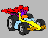 Dibuix Cotxe de Fórmula 1 pintat per miguel angel