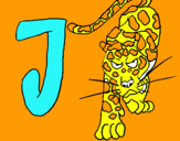 Dibuix Jaguar pintat per Julia