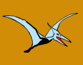 Dibuix Pterodàctil pintat per Alfons