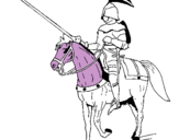 Dibuix Genet a cavall  pintat per neus filba