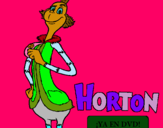 Dibuix Horton - Alcalde pintat per noelia
