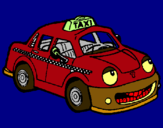 Dibuix Herbie taxista pintat per anònim