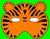 Dibuix Tigre pintat per Tània