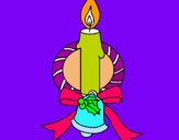 Dibuix Espelma III pintat per david amella delgado