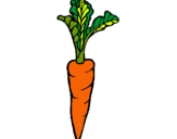 Dibuix pastanaga pintat per pastanaga