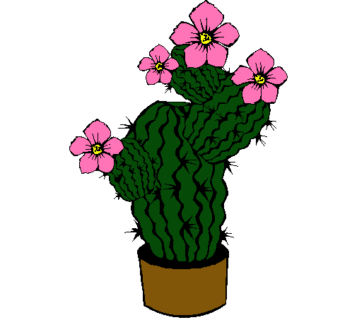 Dibuix Flors de cactus pintat per Maria