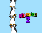 Dibuix Madagascar 2 Pingüins pintat per MARIA-ALBA BOMBEHI .f