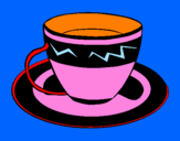 Dibuix Tassa de cafè pintat per mariola