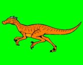 Dibuix Velociraptor  pintat per SERGI