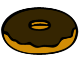 Dibuix Donuts pintat per uriolet