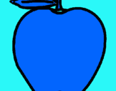 Dibuix poma pintat per 54