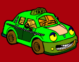 Dibuix Herbie taxista pintat per GERARD