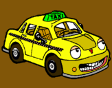 Dibuix Herbie taxista pintat per Biel