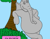 Dibuix Horton pintat per leslie