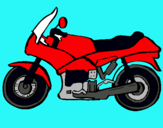 Dibuix Motocicleta pintat per eduard florejachs guasch 