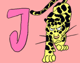 Dibuix Jaguar pintat per Andrea