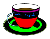 Dibuix Tassa de cafè pintat per tasa de te 
