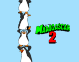 Dibuix Madagascar 2 Pingüins pintat per joan