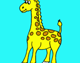Dibuix Girafa pintat per Lluis R.