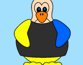 Dibuix Pingüí  pintat per sygfggyhh