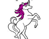 Dibuix Unicorn pintat per danielax