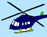 Dibuix Helicòpter  pintat per Ferran