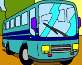 Dibuix Autobús pintat per ona