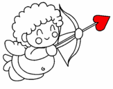 Dibuix Cupido pintat per Nora