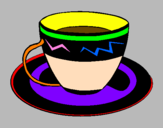 Dibuix Tassa de cafè pintat per nuria