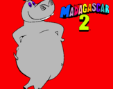 Dibuix Madagascar 2 Gloria pintat per anònim